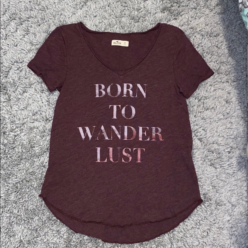 Hollister shirt.